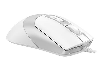 Мышь A4Tech Fstyler FM50S Plus [проводная, светодиодная, 4000 DPI, 1000 Гц, белый]