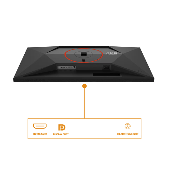 Монитор AOC 27G4ZR/01 [27", IPS, 1920x1080, 240 Гц, 0.3 мс, HDMI x2, DisplayPort]