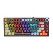 Клавиатура Defender Wildfire GK-213 (45213) [мембранная, проводная, RGB подсветка, серая]