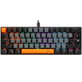 Клавиатура Defender Apex GK-002 (45003) [механическая, проводная, RGB подсветка, Outemu Red, черная]