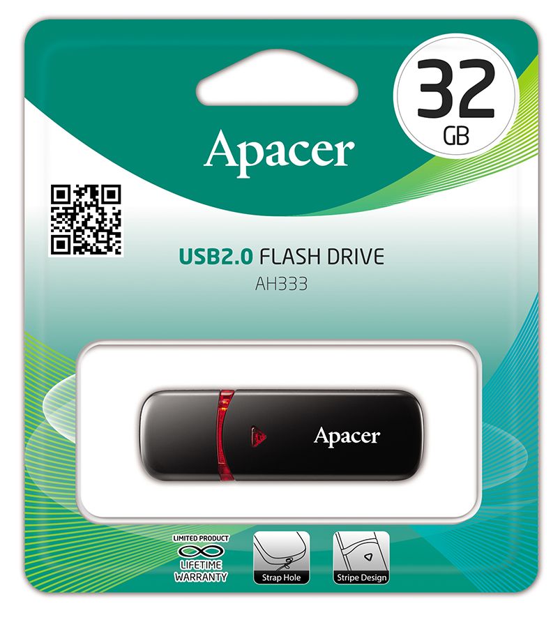 USB Флеш Apacer AH333 32GB Чёрный