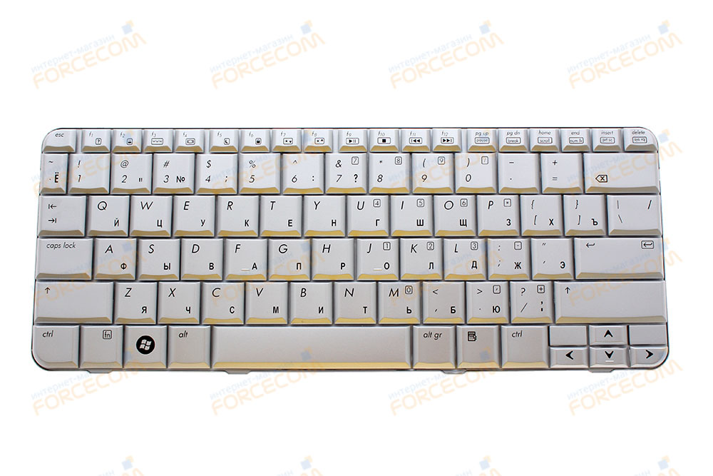 Клавиатура для ноутбука HP Pavilion TX2000, RU, серебристая