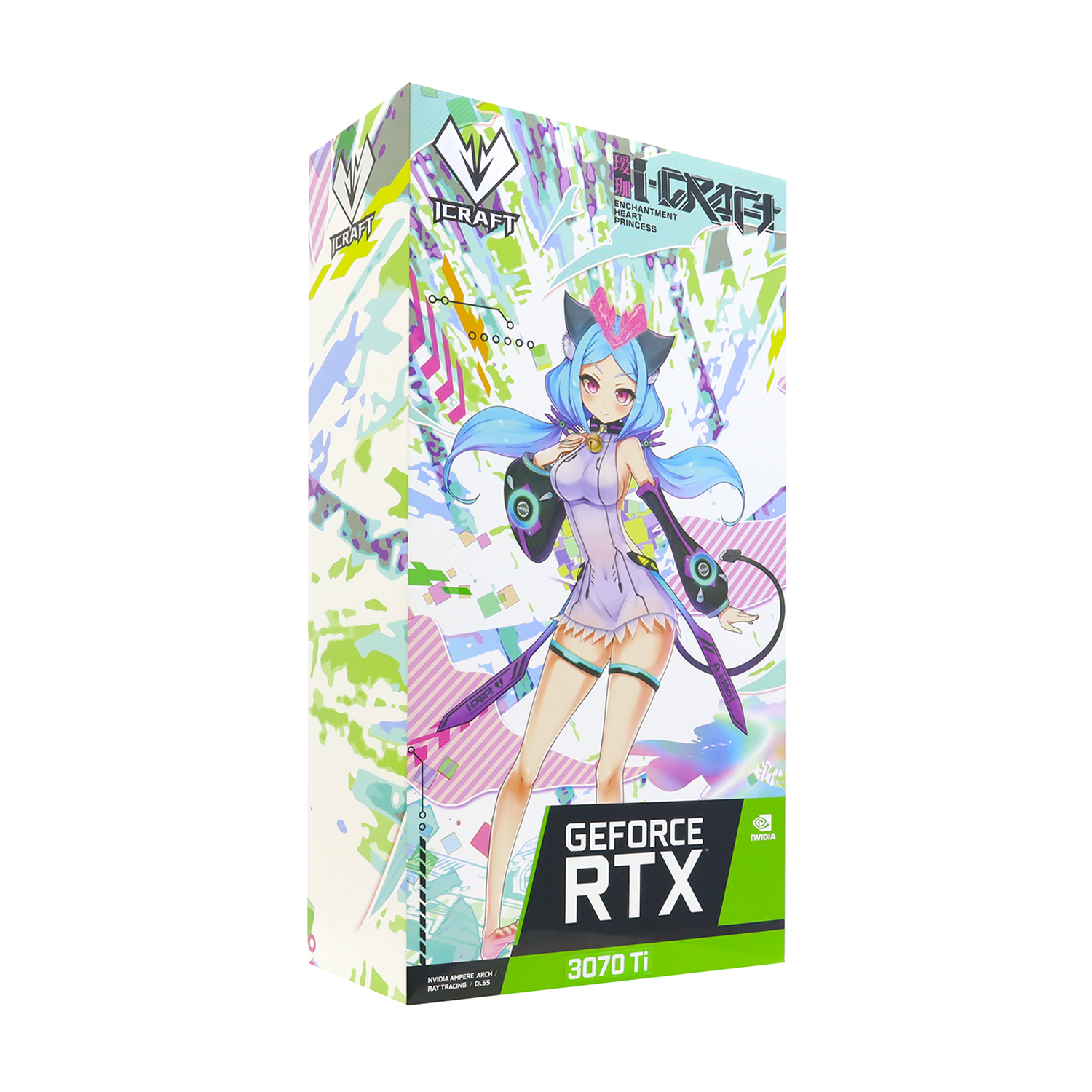 Видеокарта Maxsun MS-RTX3070TI ICraft OC 8G Limited [8 ГБ, GDDR6X, 256 бит, HDMI, DisplayPort (3 шт)]