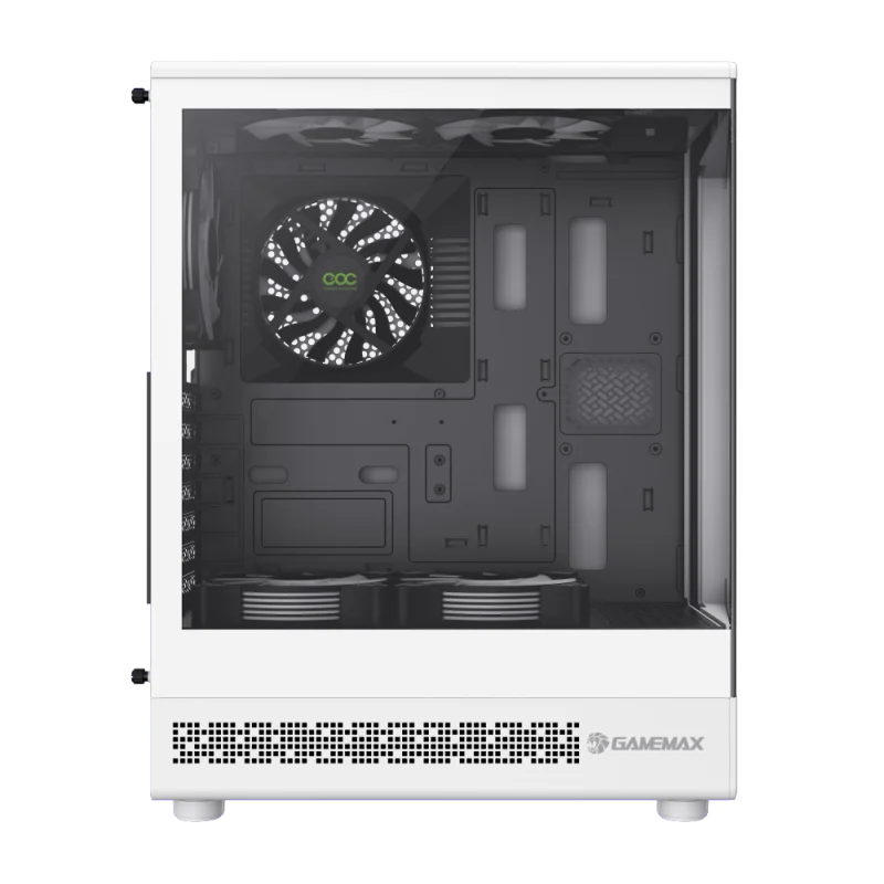 Корпус GameMax Vista COC AW White [Midi Tower, 6 x 120мм ARGB, белый]