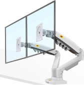 Крепление настольное, NB F160-W, 2x - 17''-27'', 2-9кг, VESA 75-100 