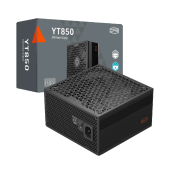 Блок питания PCCooler YT850 (P5-YT850-P1F) [850 Вт, 80 PLUS Platinum, 8x SATA, 1 x 16 pin (12VHPWR), 3 x 6+2 pin PCIe, 2x 4+4 pin CPU, ATX]