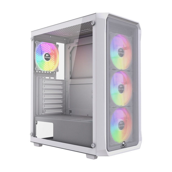 Корпус Wintek Tornado Pro PS195-W-M [Midi Tower, Нет, белый]
