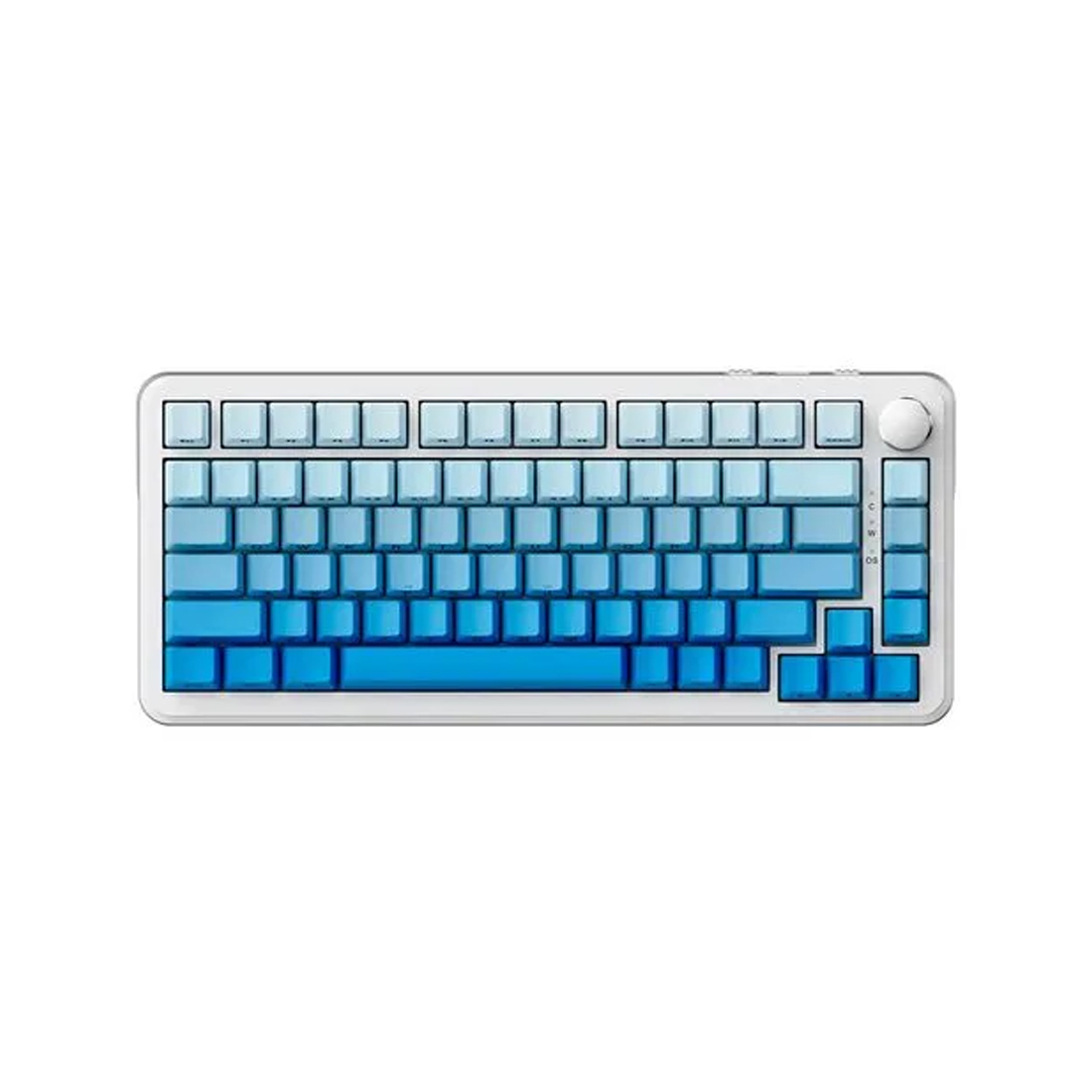 Клавиатура Ajazz AK820 MAX [механическая, проводная + беспроводная, RGB подсветка, Ajazz Sea Salt Switch, голубая]