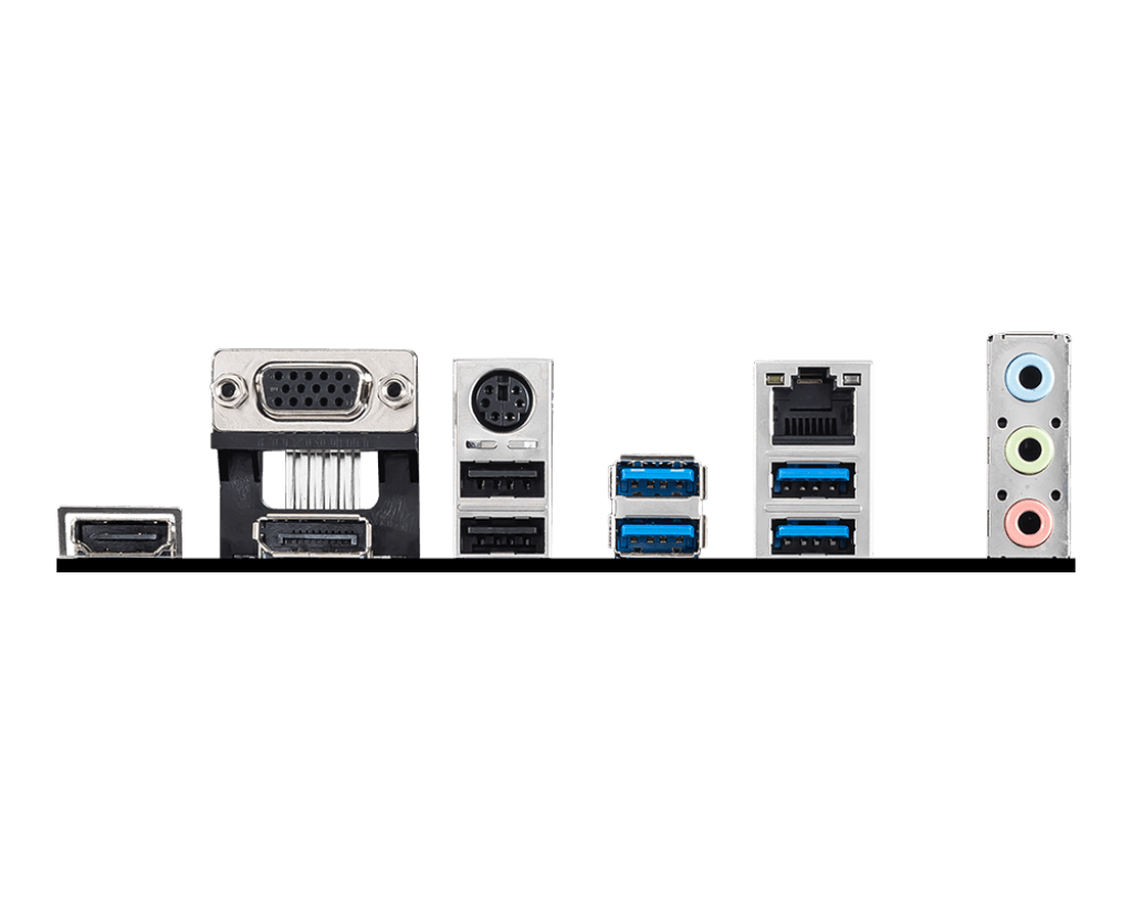 Материнская плата MSI A520M PRO, AM4, AMD A520, 2xDDR 4, 1xM.2, 1xPCI-E x16, Micro-ATX