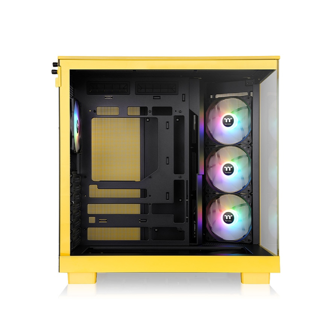 Корпус Thermaltake View 380 XL TG ARGB Bumblebee (CA-11E-00M4WN-00) [Midi Tower, 4 x 120 мм ARGB, желтый]