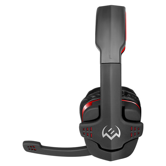 Игровые стереонаушники SVEN AP-G855MV черный-красный - купить в интернет-магазине Forcecom.kz Игровые стереонаушники SVEN AP-G855MV черный-красный