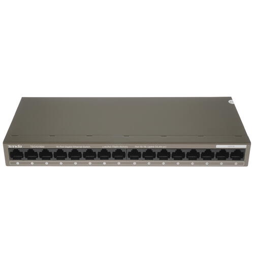 Сетевой коммутатор Tenda TEG1016M Switch 16 port 10/100/1000 Mbit, Auto MDI/MDI-X, rack/desktop