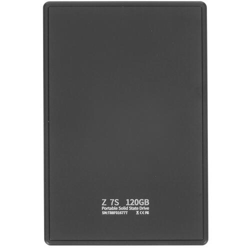 Внешний SSD-накопитель Netac Z7S (NT01Z7S-120G-32BK) [120 ГБ, USB 3.2 Gen 2 Type C, 550/480 МБ/с]
