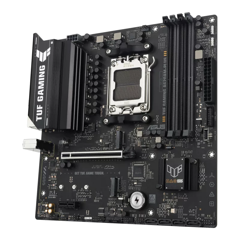 Материнская плата Asus TUF GAMING A620AM-PLUS [AM5, AMD A620, 4xDDR 5, 2xM.2, 1xPCI-E x16, Micro-ATX]