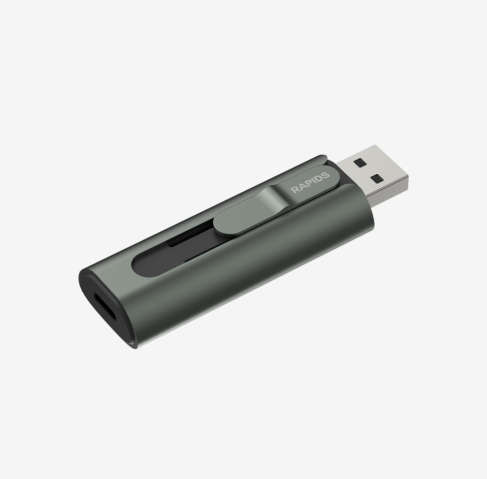 Внешний SSD-накопитель HikSemi HS-USB-S1000 512G U3 [512 ГБ, USB 3.2 Type A, USB 3.2 Type C, 1000/1000 МБ/с]