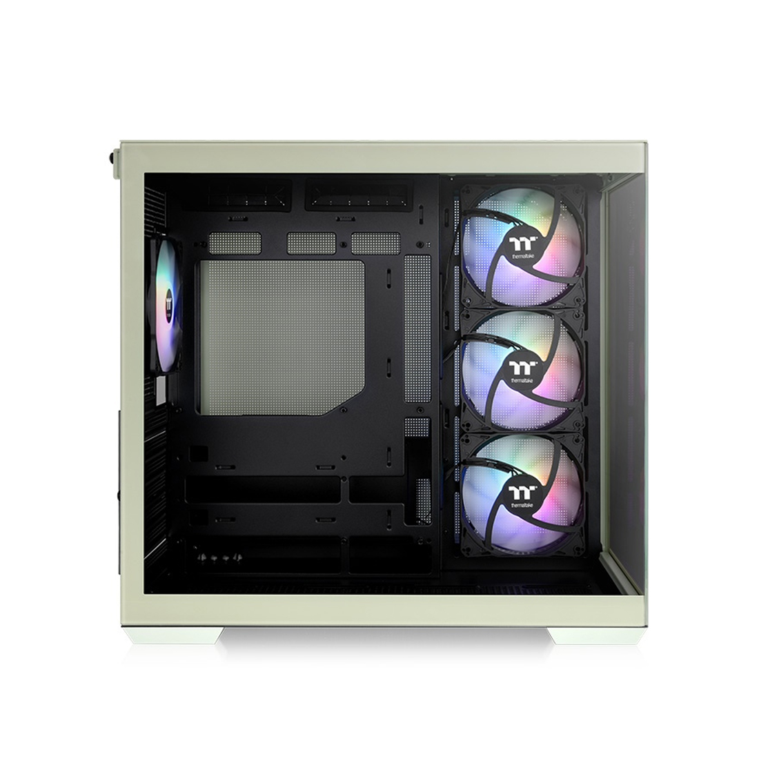 Корпус Thermaltake View 380 TG ARGB Matcha Green (CA-1Z2-00MEWN-00) [Midi Tower, 3 x 120 мм ARGB, зеленый]