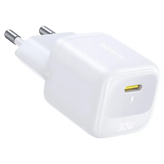 Адаптер питания Baseus FN22 1C 30W EU Moon Белый (E0123101)