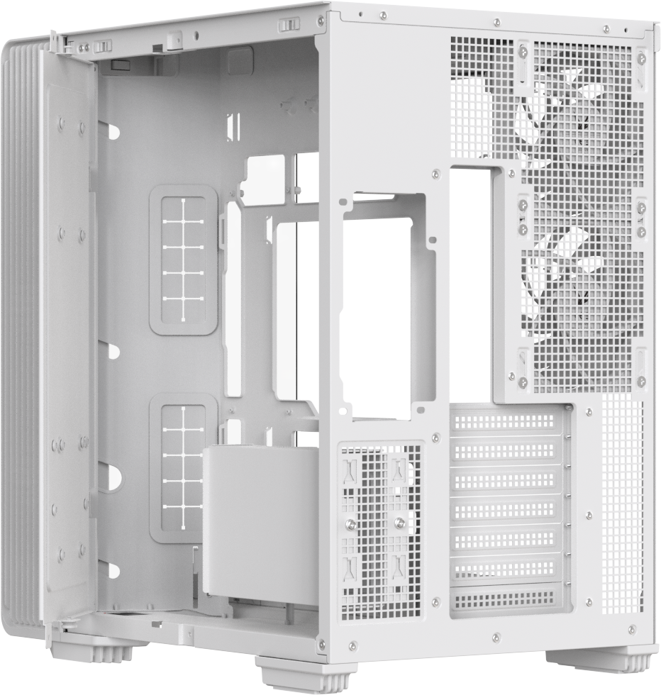 Корпус Formula V Crystal Z7 PA [Midi Tower, 5 x 120мм ARGB, белый]
