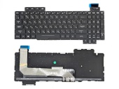 Клавиатура для ноутбука Asus ROG GL703/ GL503, подсветка, без рамки, черная