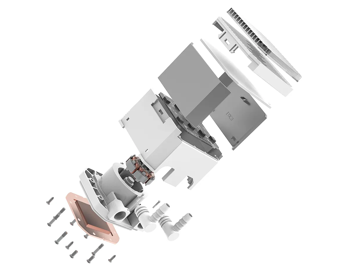 Водяное охлаждение для процессора ID-COOLING DX240 MAX WHITE