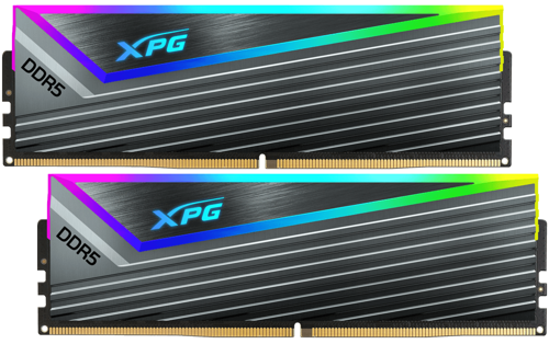 Оперативная память A-Data XPG Caster RGB, AX5U6400C4016G-DCCARGY [32 ГБ DDR 5, 6400 МГц, 1.4 В, подсветка, KIT]