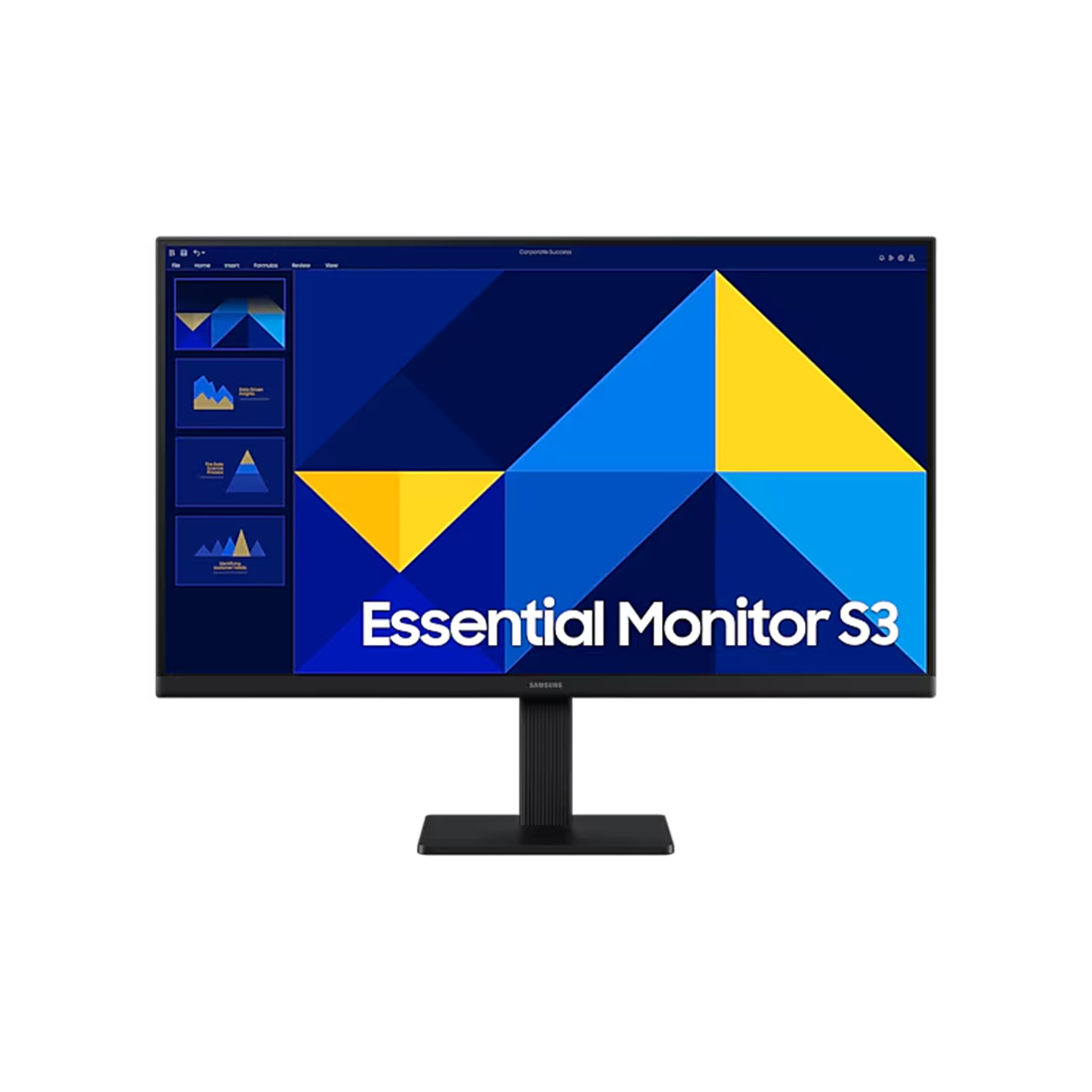 Монитор Samsung Essential monitor S3 (LS24D304GAIXCI) [24", IPS, 1920x1080, 100 Гц, 5 мс, HDMI, VGA (D-Sub)]