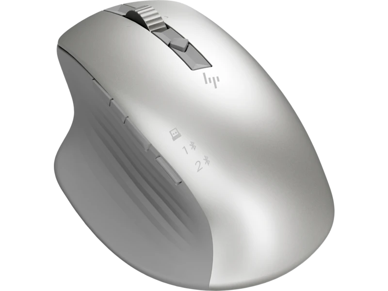 Мышь HP 930 Creator Wireless Mouse (1D0K9AA) [проводная + беспроводная, светодиодная, 3000 DPI, серебристый]