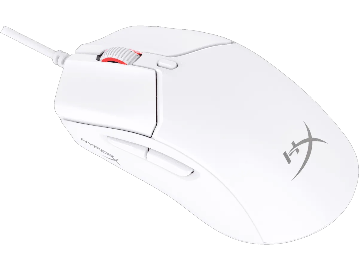 Мышь HyperX Pulsefire Haste 2 (6N0A8AA) [проводная, светодиодная, 8000 DPI, подсветка, белый]