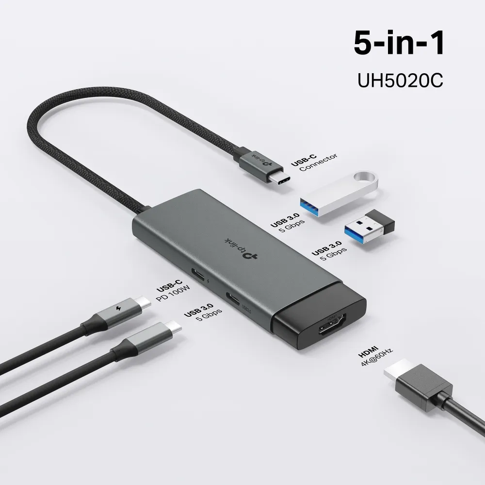 Концентратор USB TP-Link UH5020C