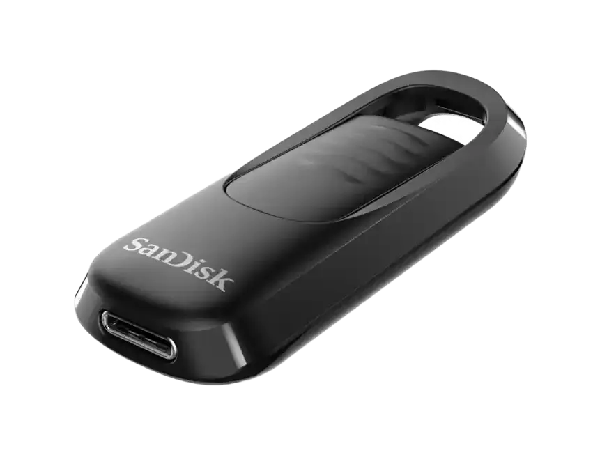 Флэш-накопитель SanDisk Ultra Slider (SDCZ480-128G-G46) USB Type-C Flash Drive, 128GB USB 3.2 Gen 1 Performance with a Retractable Connector