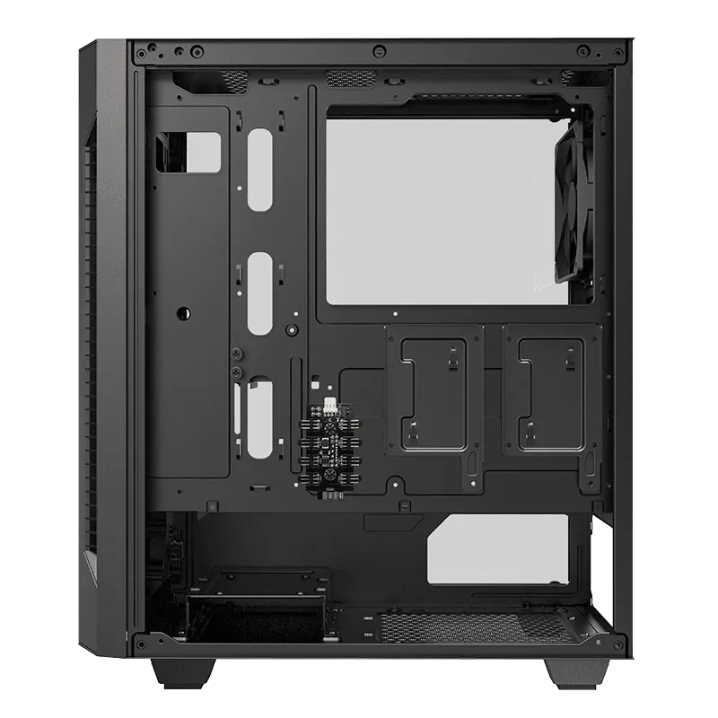 Корпус Gembird Fortress TG (1126-3602R0022) [Midi Tower, 1 x 120x120 мм, черный]