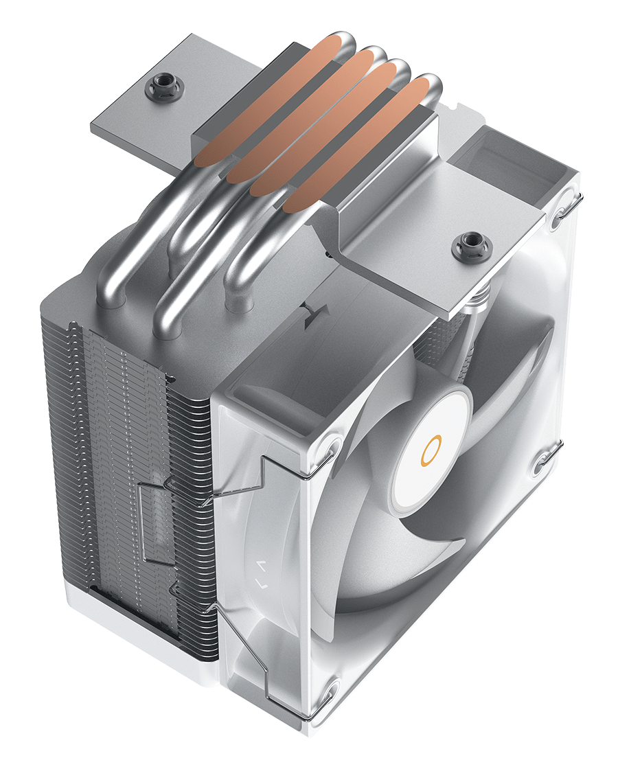 Система охлаждения Ocypus Gamma A40 WH ARGB Digital [100 x 100 мм, 2400 об/мин, 29 дБ, 4 pin]