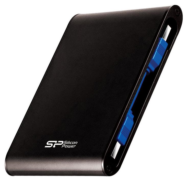 Внешний жесткий диск Silicon Power Armor A80 (SP010TBPHDA80S3K)[1 ТБ, 2.5", Type-A, 5400 об/мин, 8 МБ кэш]