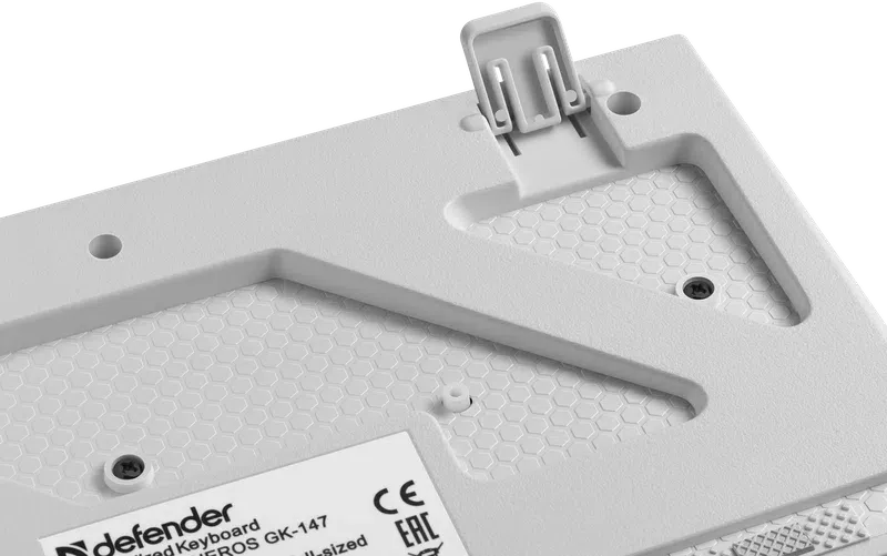 Клавиатура Defender Neros GK-147 (45147) [мембранная, проводная, RGB подсветка, белая]