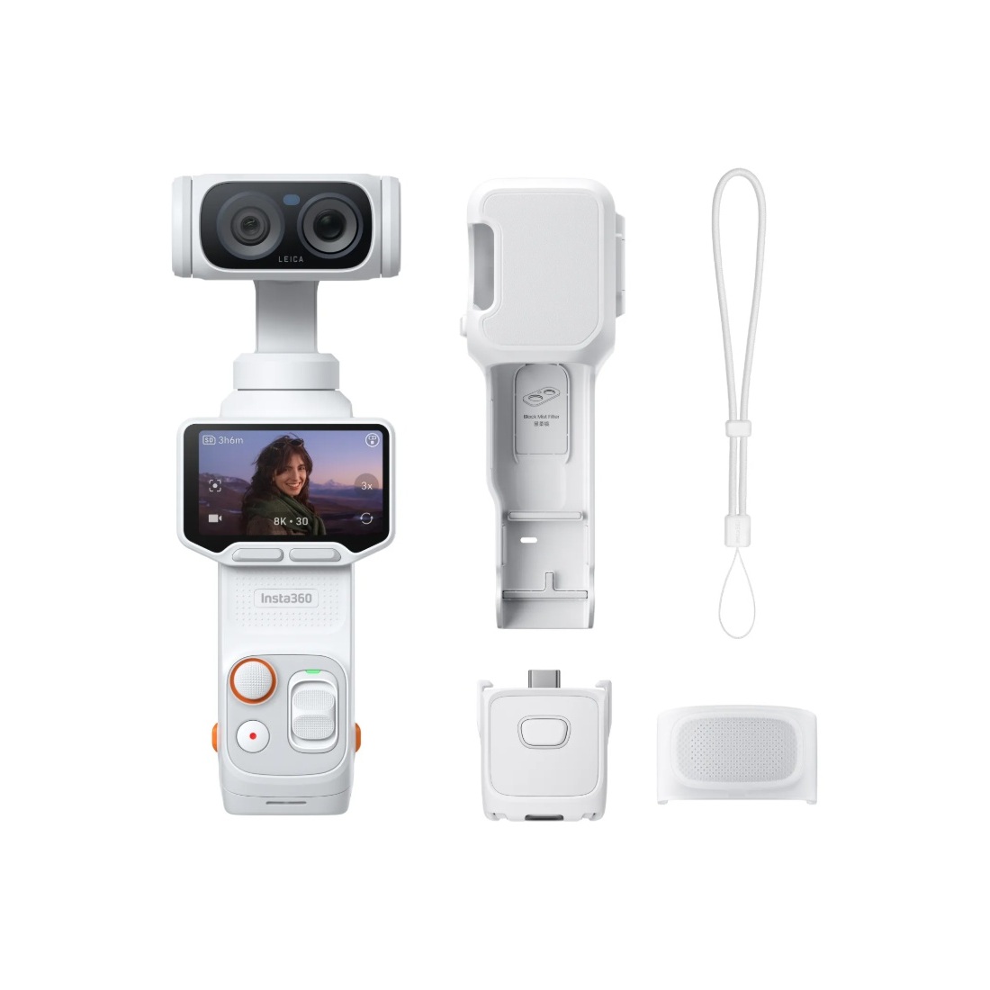 Экшн-камера Insta360 Luna Ultra Standard Bundle Stellar White
