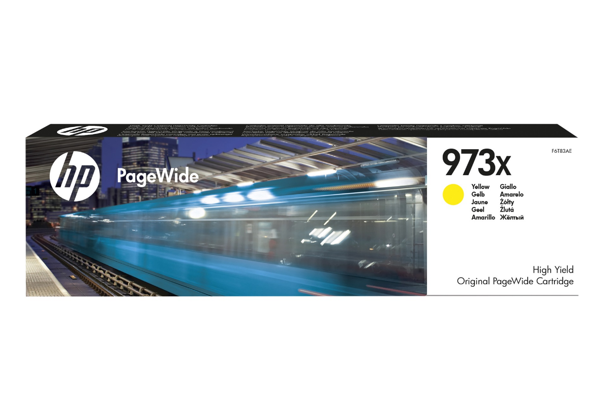 Оригинальный картридж HP 973X (F6T83AE) желтый
