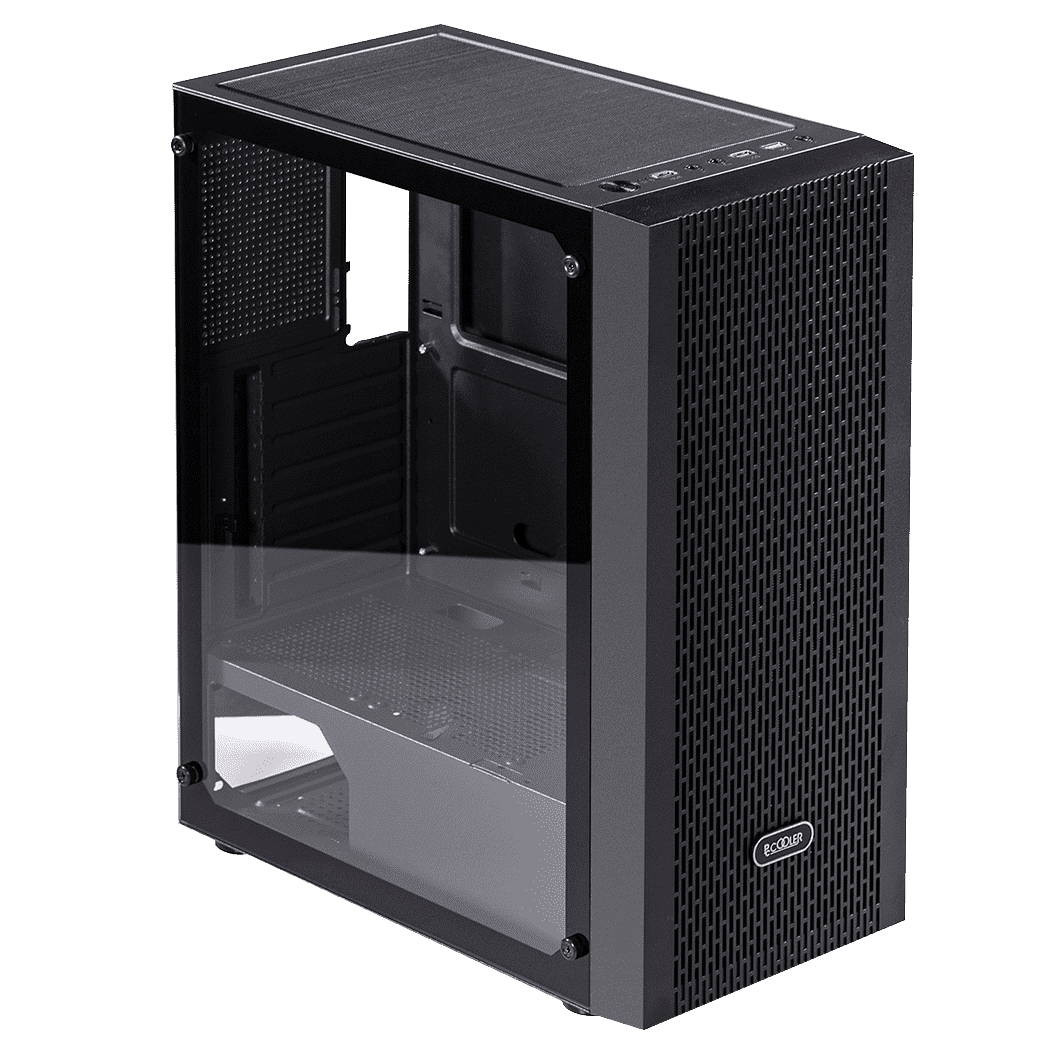 Корпус PCCooler MA100 MESH BK [Midi Tower, 3 х 120 мм, черный]