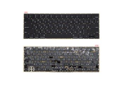 Клавиатура для ноутбука Apple MacBook Pro A1989/ A1990 (2018г), RU, горизонтальный Enter, черная