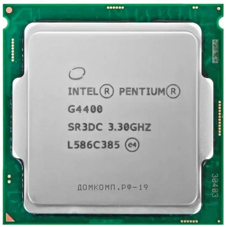 Процессор Intel Pentium G4400 [LGA 1151, 2 x 3.3 ГГц, TDP 54 Вт, OEM]