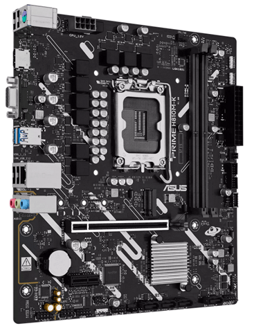 Материнская плата Asus PRIME H810M-K [LGA 1851, Intel H810, 2xDDR 5, 1xM.2, 1xPCI-E x16, Micro-ATX]