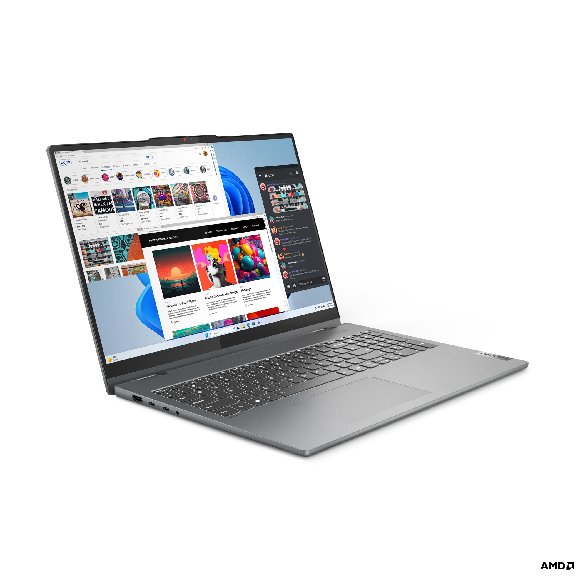 Ноутбук Lenovo IdeaPad 5 2-in-1 16AHP9 (83DS003TRK) 16", Ryzen 7 8845HS, 16 ГБ ОЗУ, 512 ГБ SSD, DOS