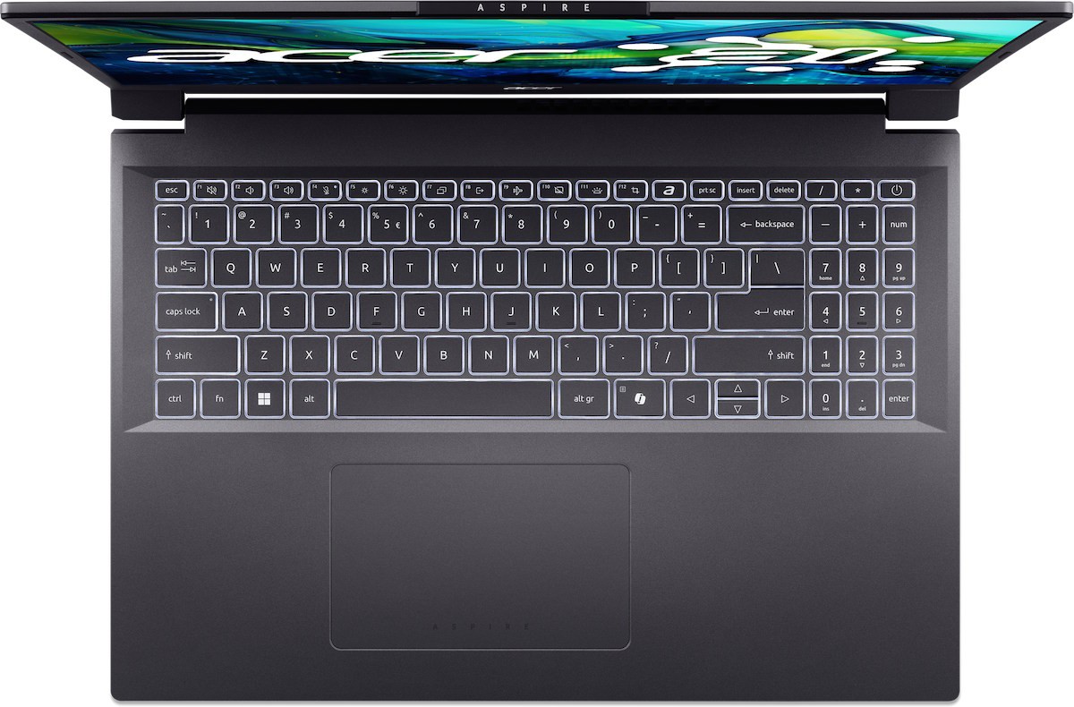 Ноутбук Acer Aspire 16 A16-71M-778K (NX.JENER.002) [16", Core Ultra 7 155U, 32 ГБ ОЗУ, 1 ТБ SSD, DOS]