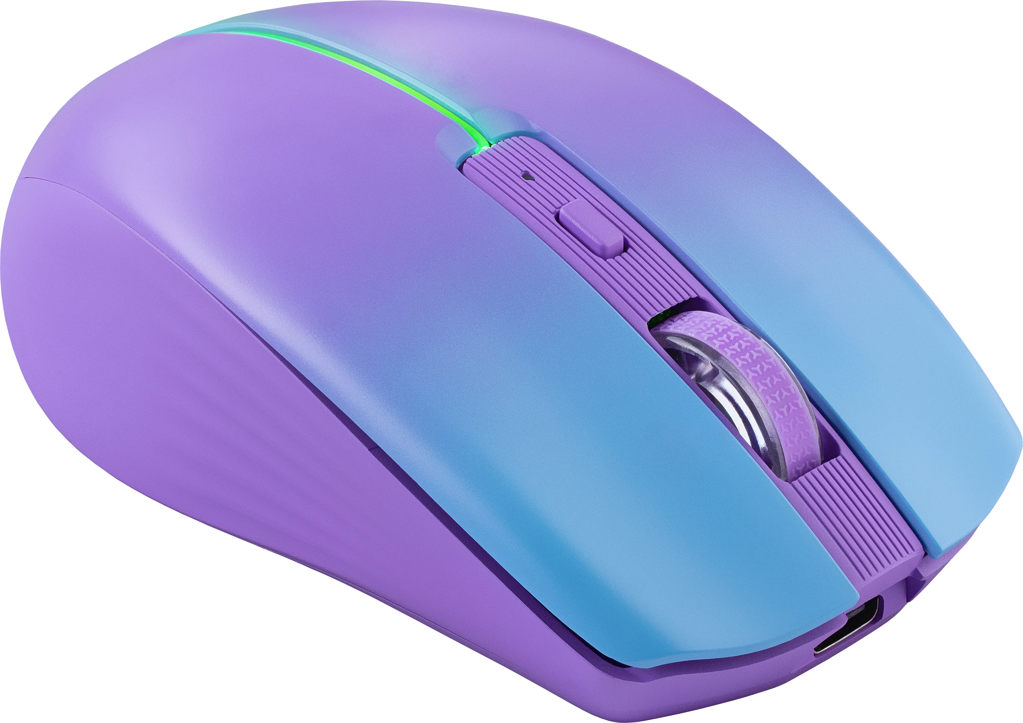 Мышь Defender Mystery MM-301 (52301) [беспроводная, светодиодная, 1600 DPI, 125 Гц, подсветка, фиолетовый]