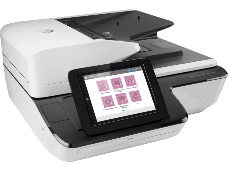 Cканер HP L2763A ScanJet Enterprise Flow N9120 fn2 (A3) 600 dpi, 24 bit, ADF (200 pages), 120/120 ppm, USB+Ethernet, Duty cycle 12 000 pages