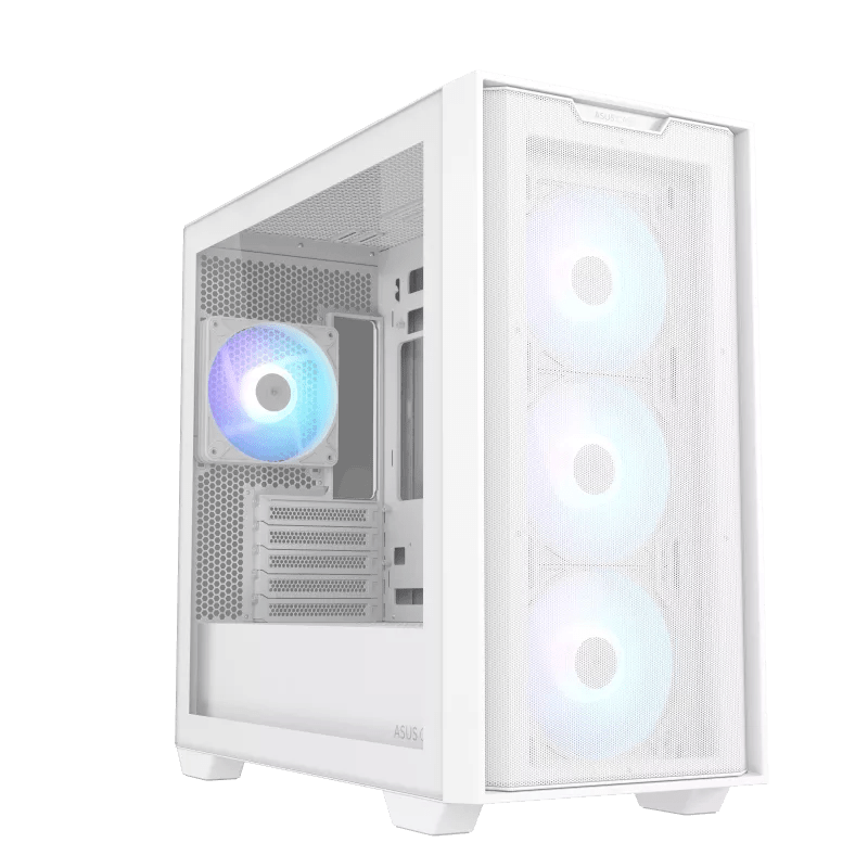 Корпус Asus A21 PLUS TG ARGB WHITE (90DC00H3-B19010) [Mini Tower, 4х 120 мм ARGB, белый]