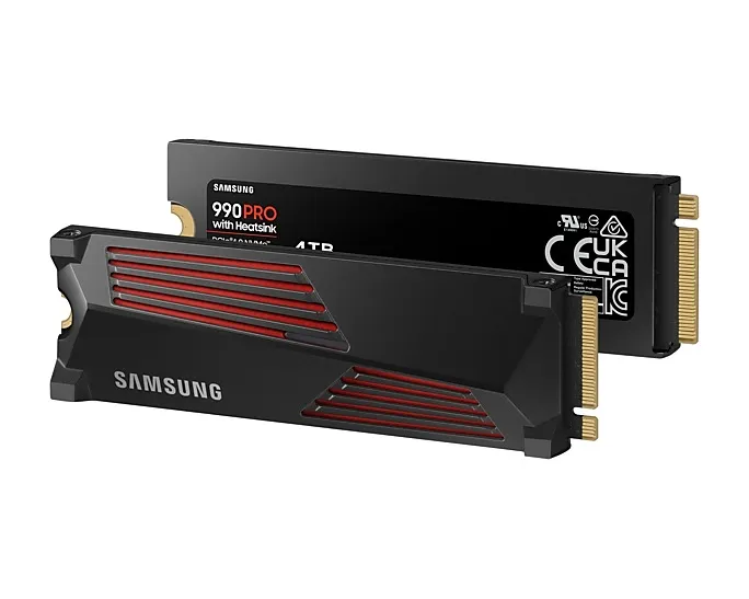 SSD-накопитель Samsung 990 PRO (MZ-V9P4T0GW) [4 ТБ, M.2, PCI-E, 7450/6900 МБ/с, TLC]