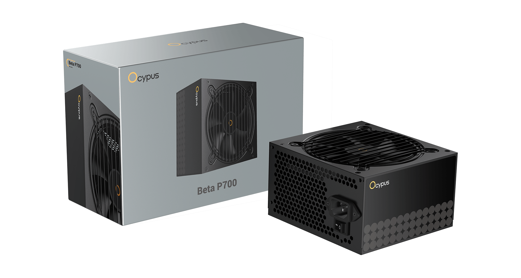 Блок питания Ocypus Beta P700 (Beta-P700-N1HDBK024X-EU) [700 Вт, 80 PLUS нет, 3x SATA, 2 x 6+2 pin PCIe, 2x 4+4 pin CPU, ATX]