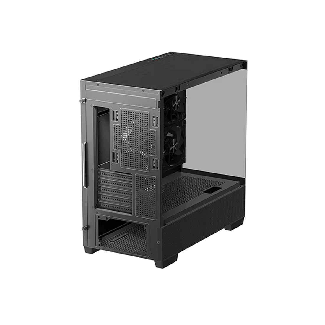 Корпус DeepCool CG380 3F (R-CG380-BKAGM3-G) [Midi Tower, 3х 120 мм ARGB, Черный]