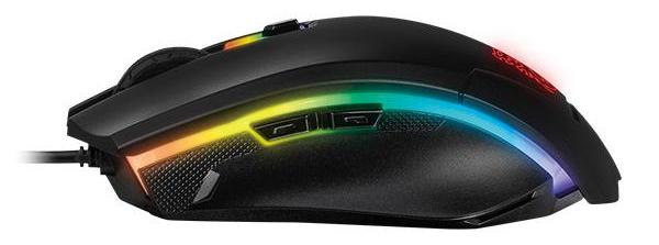 Мышь + коврик Thermaltake Tt eSPORTS TALON Elite RGB (MO-TER-WDOTBK-01) [проводная, светодиодная, 5000 DPI, подсветка]