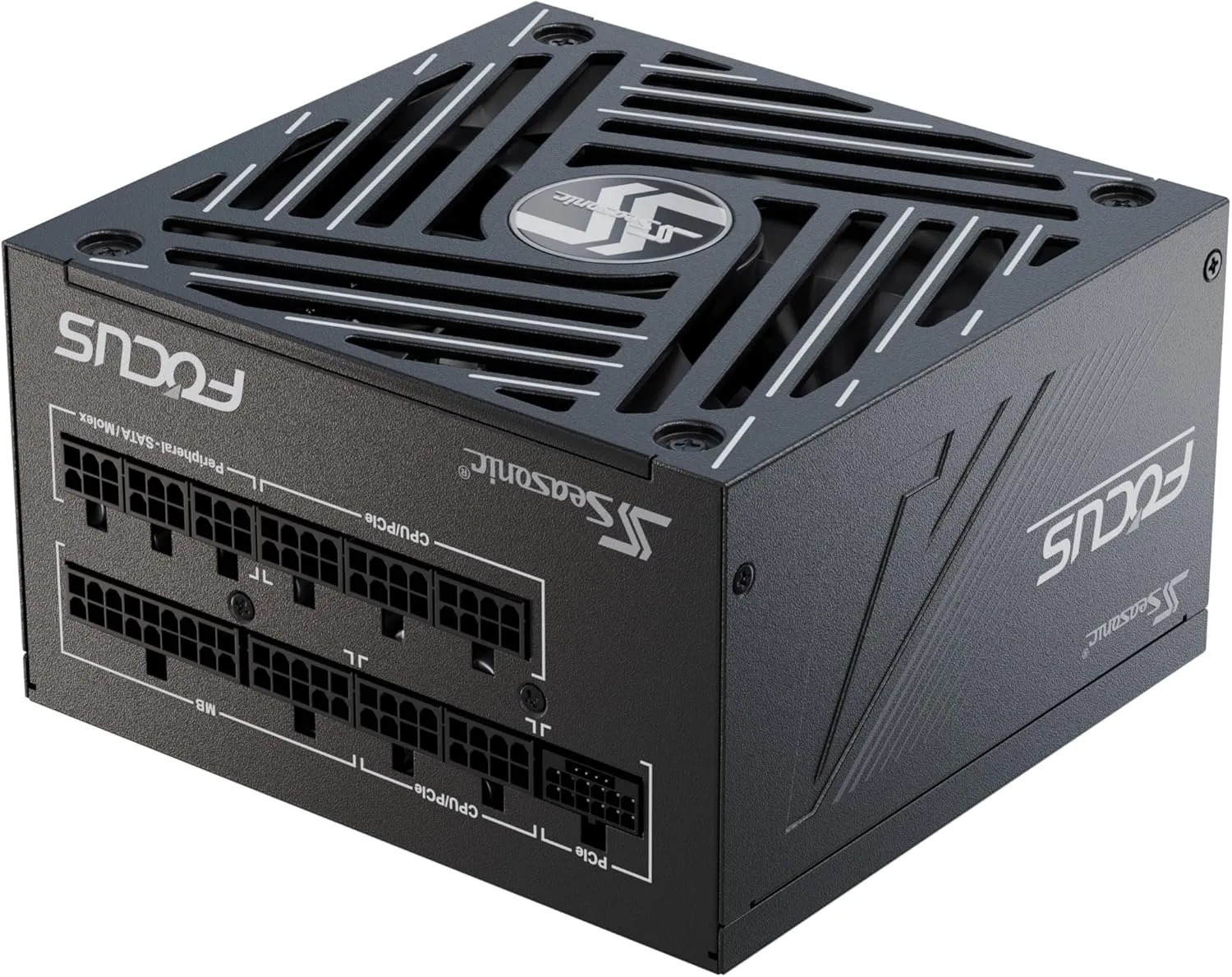 Блок питания Seasonic Focus GX-850-V4 (SRP-FGX851-A5A32SF) [850 Вт, 80 PLUS Gold, 3x SATA, 1 x 16 pin (12VHPWR), 3 x 6+2 pin PCIe, 1x 4+4 pin CPU, ATX]